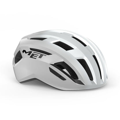 Capacete de Estrada MET VINCI MIPS Branco Prata Glossy