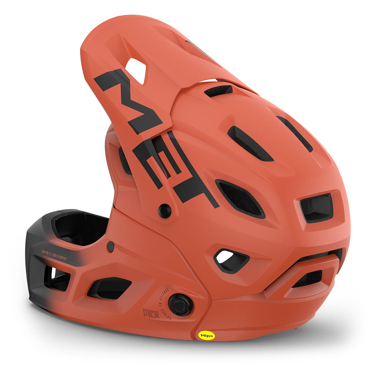 Capacete MET PARACHUTE MCR MIPS MTB Laranja/Preto