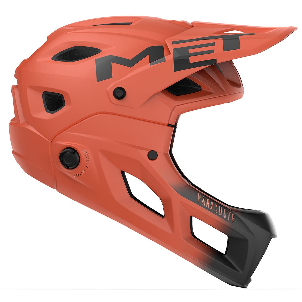 Capacete MET PARACHUTE MCR MIPS MTB Laranja/Preto