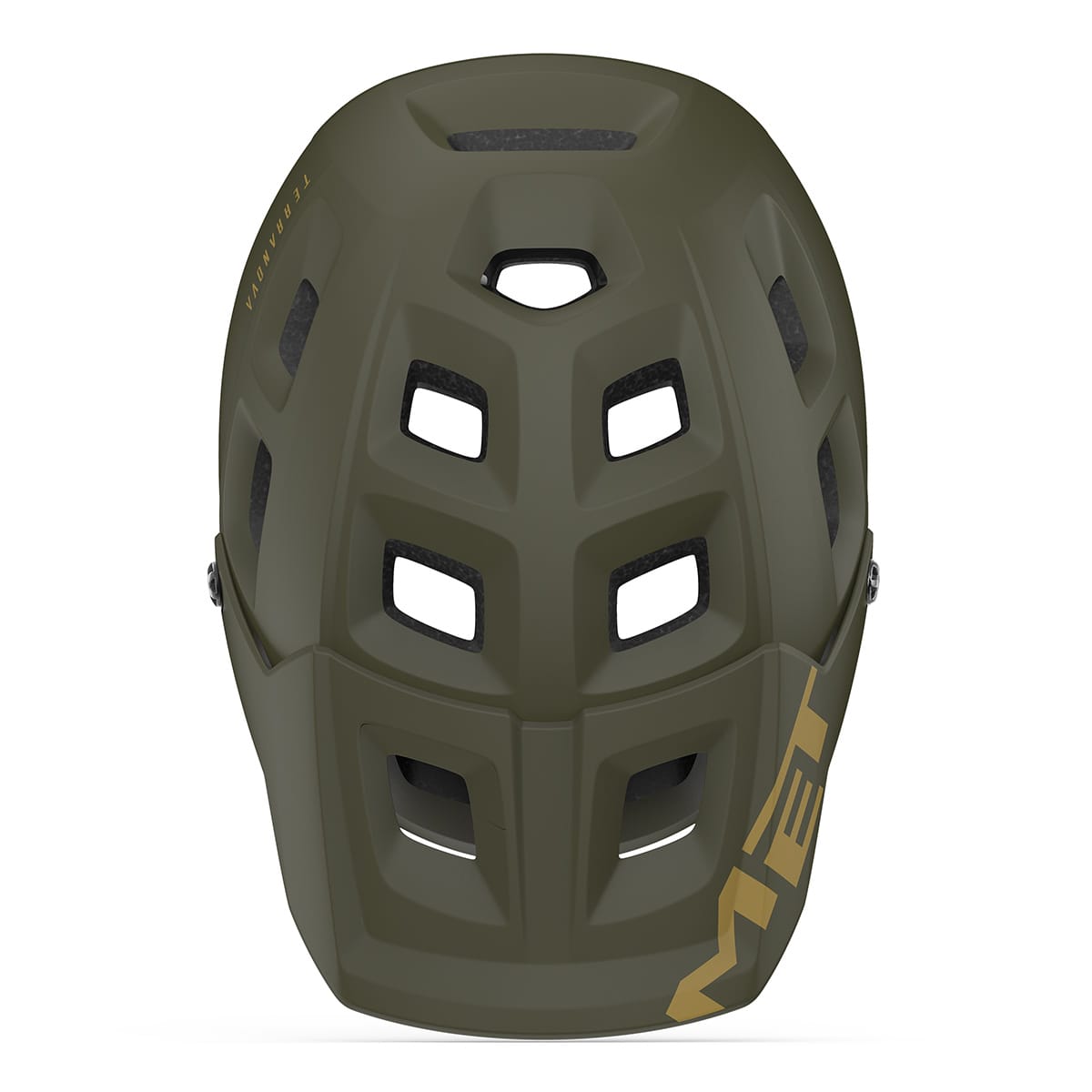 Capacete MET TERRANOVA MTB Verde Escuro Mate