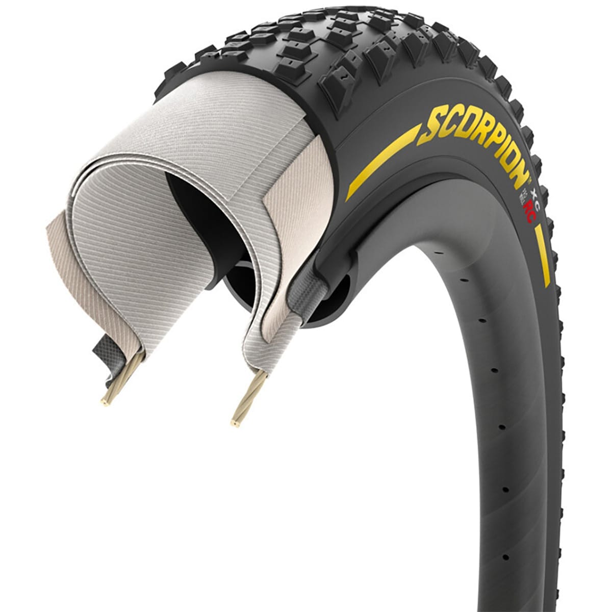 Pneu PIRELLI SCORPION XC RC COLOUR EDITION 29x2,40 ProWall Tubeless Ready Souple 4022200