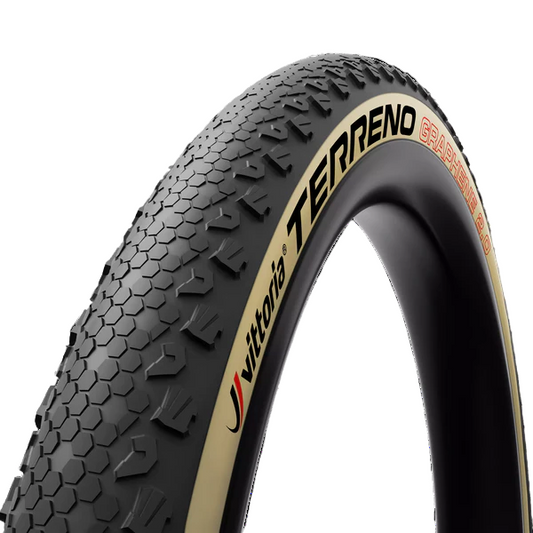 Pneu VITTORIA TERRENO XC RACE 29x2.10 Graphene 2.0 Tubeless Ready Soft Preto/Bege