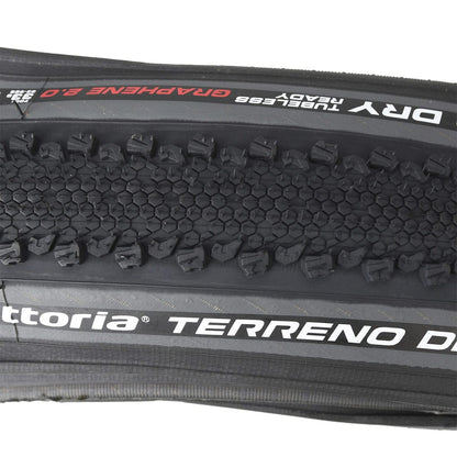 Pneu VITTORIA TERRENO DRY Graphene G2.0 700x33c Tubeless Ready Cinzento
