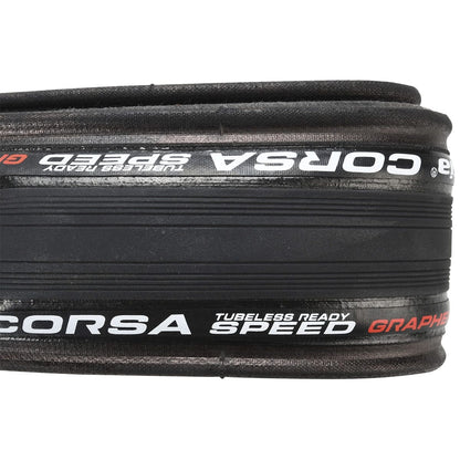 Pneu VITTORIA CORSA SPEED Graphene G2.0 700x23c Tubeless Ready Preto