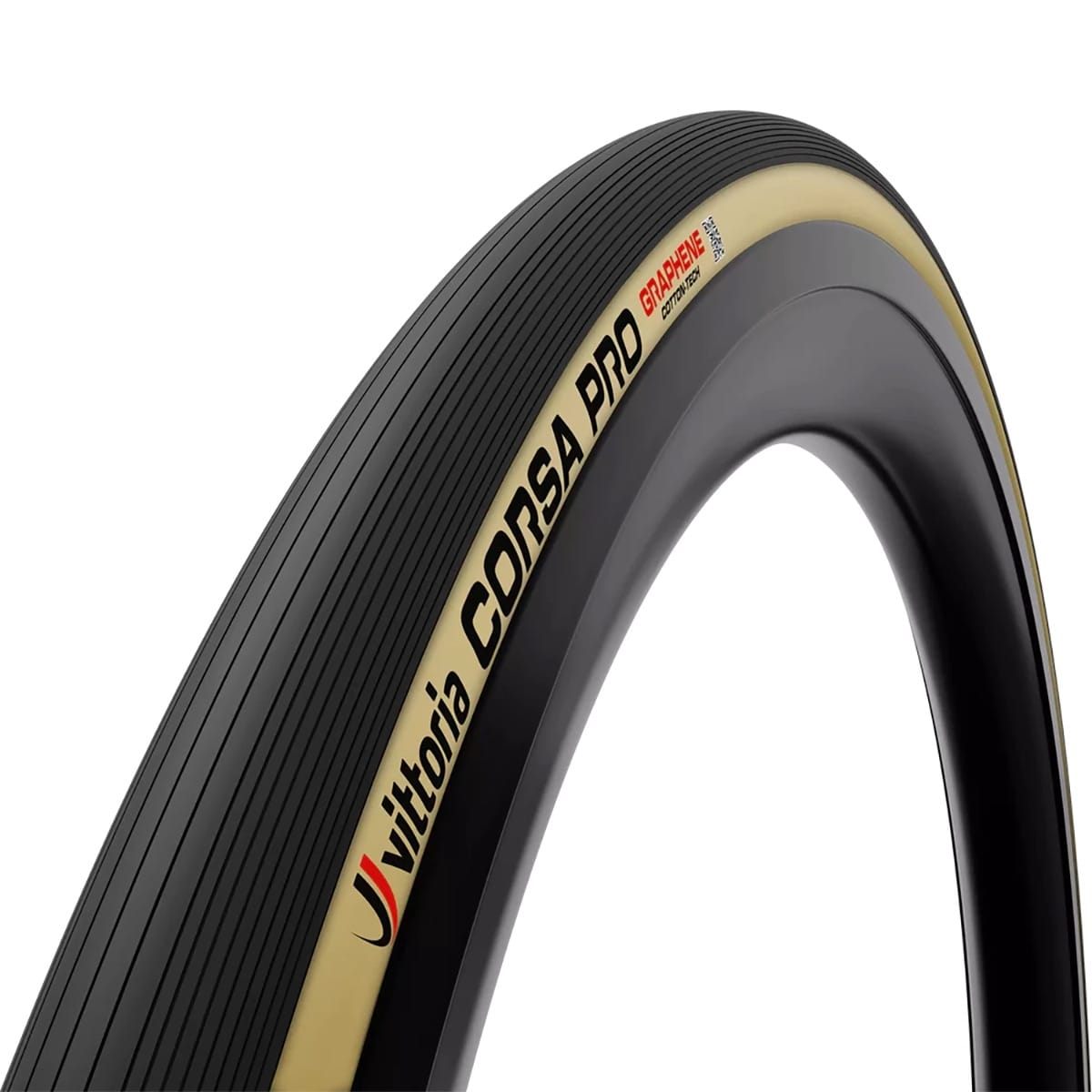 Pneu VITTORIA CORSA PRO Graphene G2.0 700x24c Tubeless Ready Bege