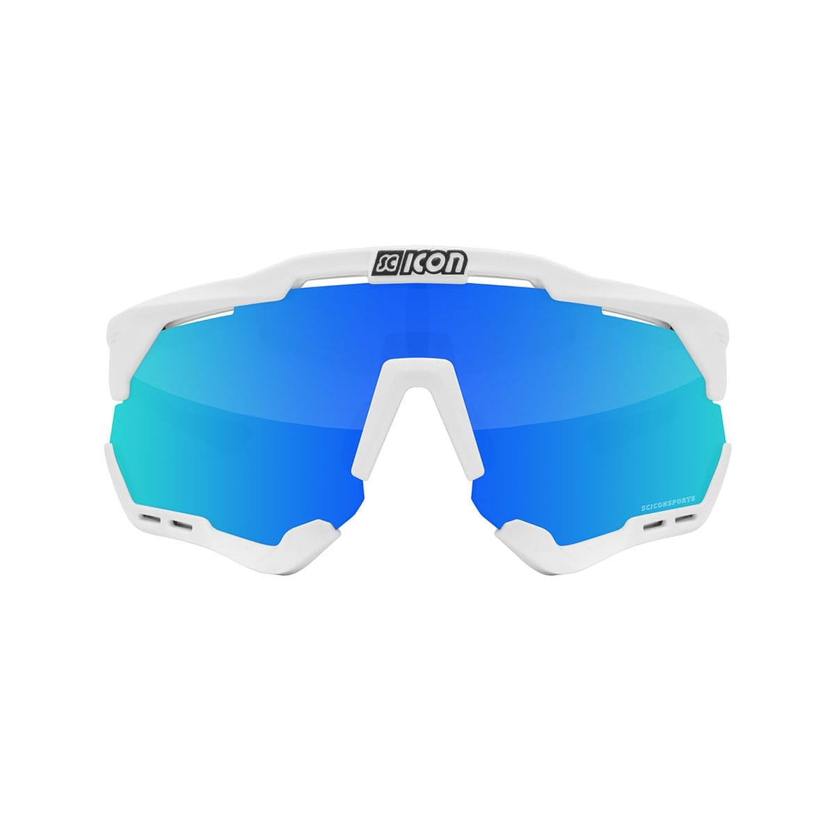 Lunettes SCICON AEROSHADE Blanc Iridium Bleu