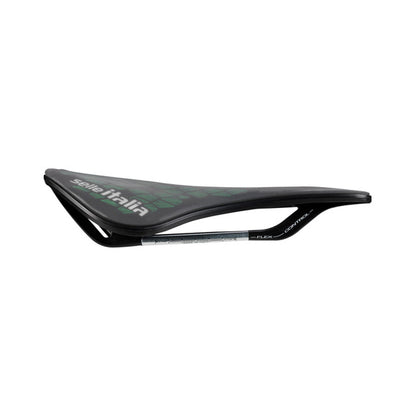 Selim SELLE ITALIA MODEL X GREEN SUPERFLOW LEAF L Rails Fec Verde/Preto