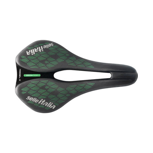 Selim SELLE ITALIA MODEL X GREEN SUPERFLOW LEAF L Rails Fec Verde/Preto
