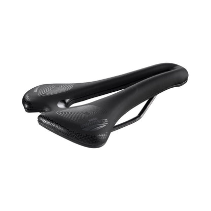 Selim SAN MARCO SHORTFIT 2.0 SUPERCOMFORT OPEN-FIT RACING L3 Largura 155mm Rails Aço Xsilite