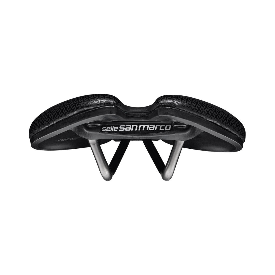 SAN MARCO SHORTFIT 2.0 SUPERCOMFORT OPEN-FIT RACING L3 Saddle 155mm Width Xsilite Steel Rails