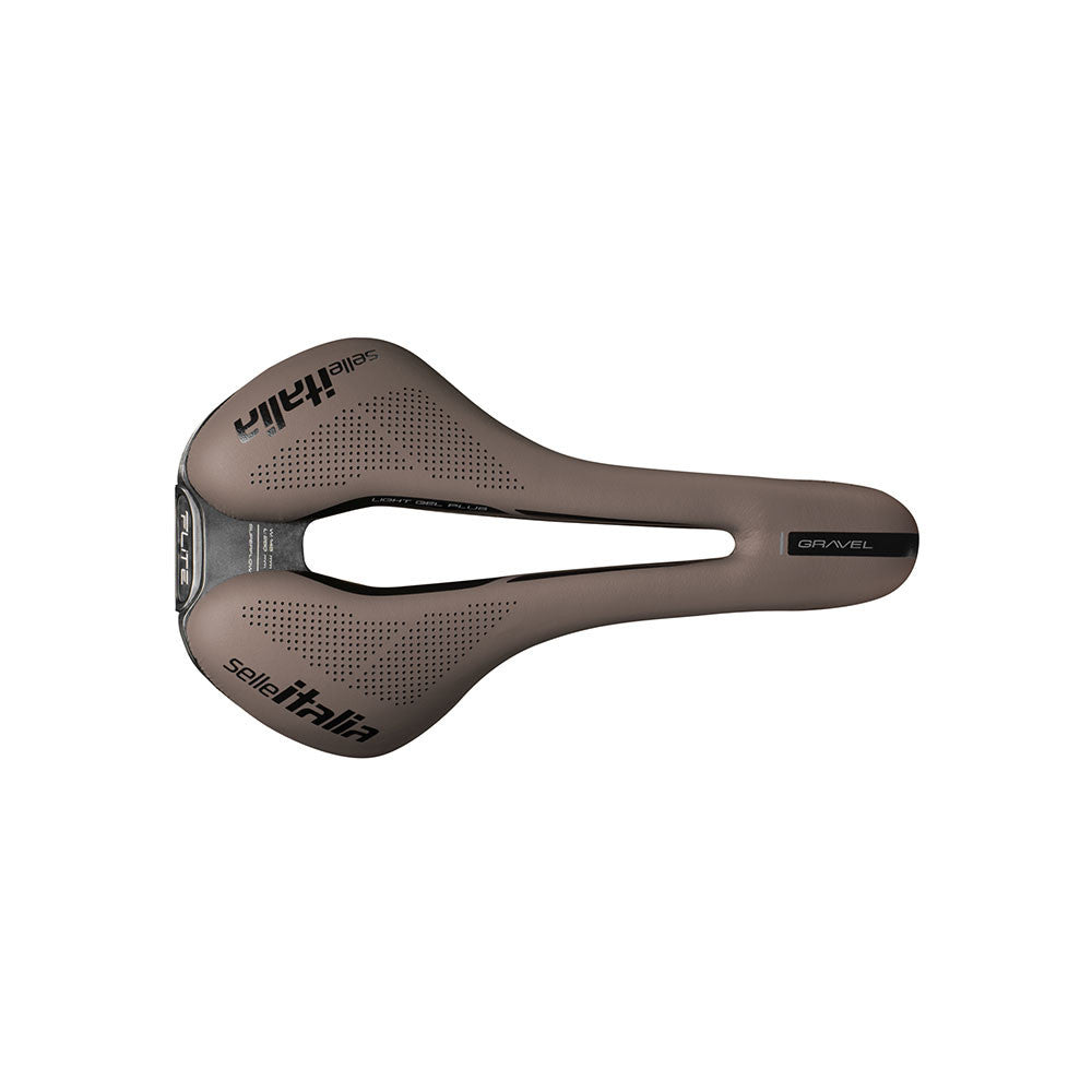 Selim SELLE ITALIA FLITE BOOST GRAVEL Carril SUPERFLOW S TI316 Castanho