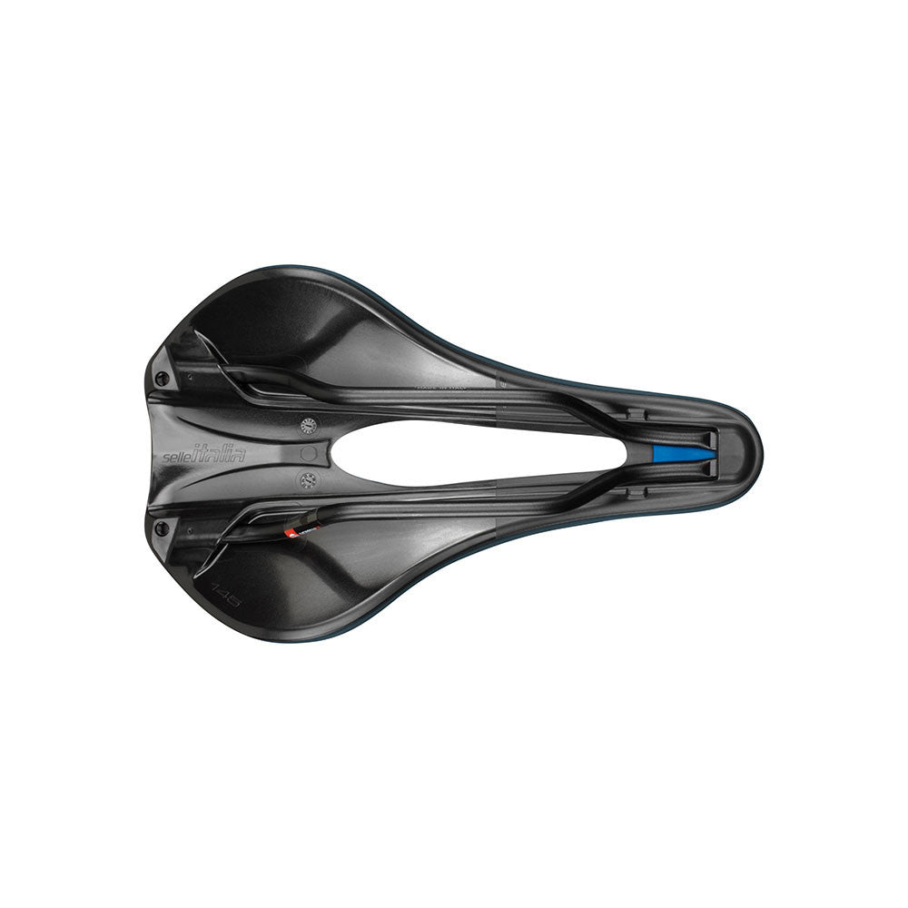 Selim SELLE ITALIA NOVUS BOOST EVO GRAVEL Trilhos SUPERFLOW TM L Azul Manganês