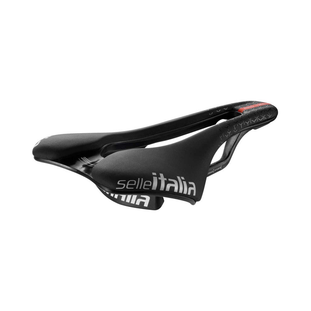 SELLE ITALIA SLR BOOST SUPERFLOW PRO TEAM 6.1 S Rails Carbono Preto