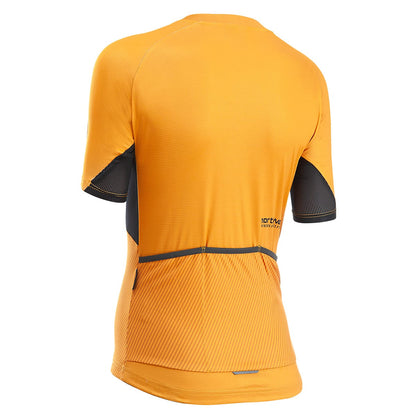 Maillot NORTHWAVE FORCE EVO Mulher Mangas Curtas Laranja