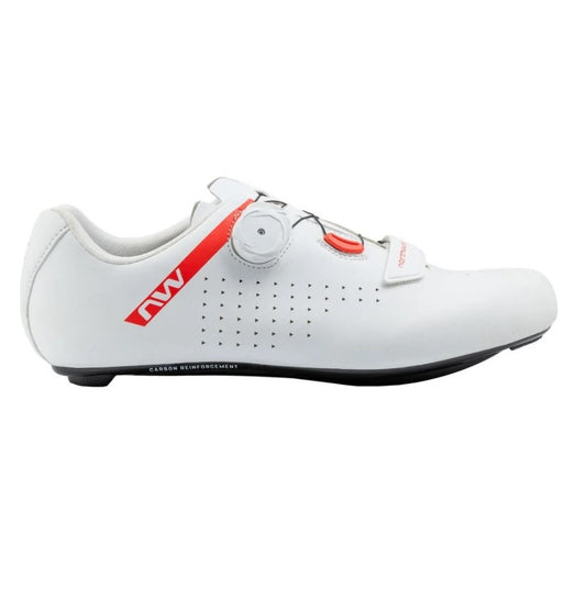 NORTHWAVE CORE PLUS 2 Road Shoes Branco/Vermelho Fluo