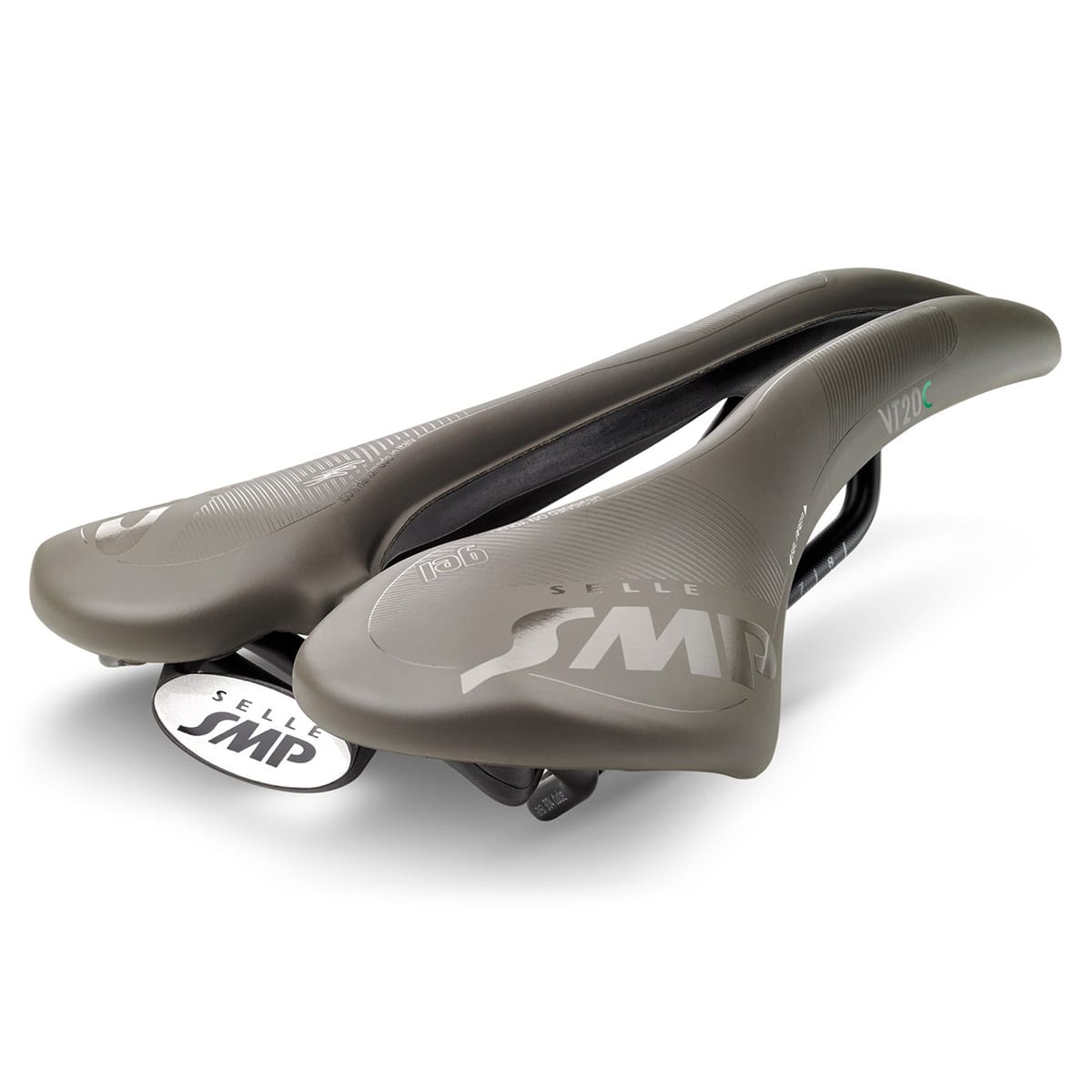 SMP VT20C GEL Saddle 144mm Width Brown Carbon Rails