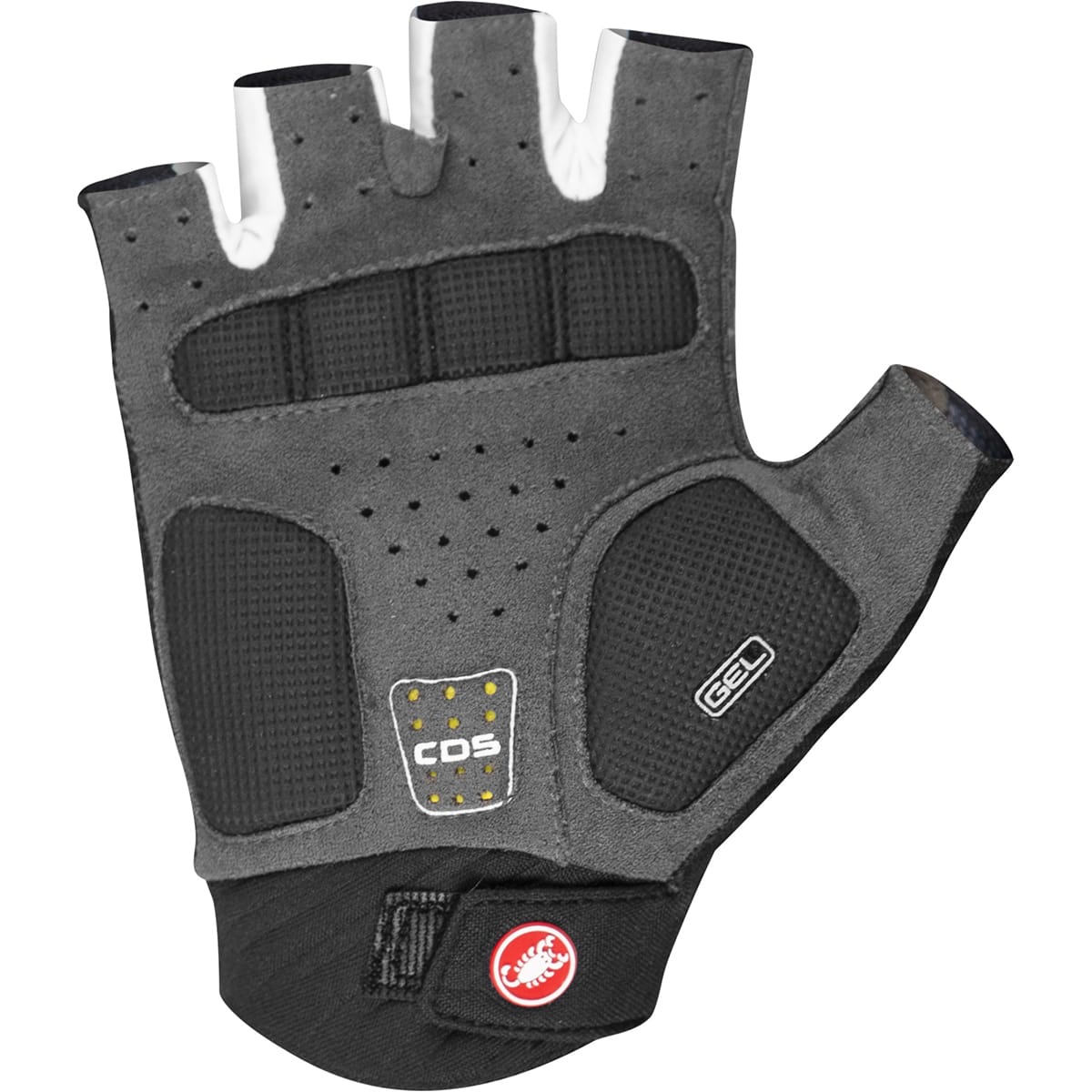 CASTELLI ROUBAIX GEL 2 Luvas curtas para mulher Preto