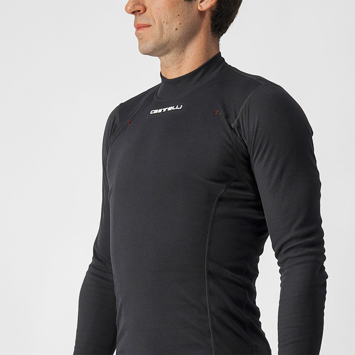 CASTELLI FLANDERS WARM Roupa interior de manga comprida Preto