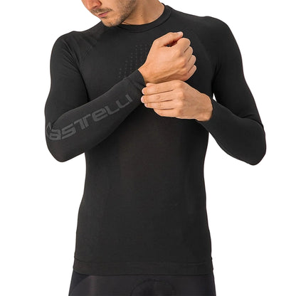 Interior CASTELLI CORE SEAMLESS Mangas Compridas Preto