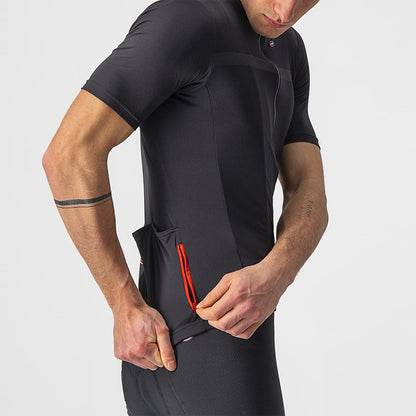 Jersey CASTELLI CLASSIFICA Mangas Curtas Preto