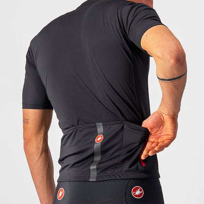 Jersey CASTELLI CLASSIFICA Mangas Curtas Preto