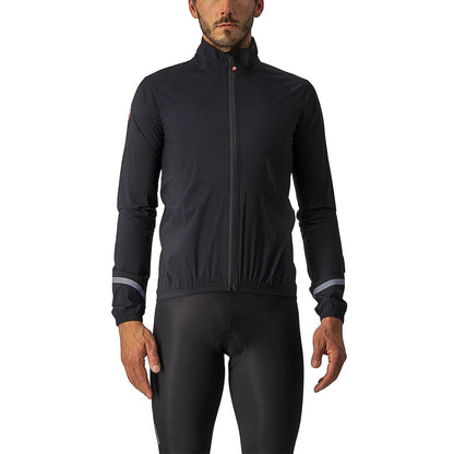 Casaco CASTELLI EMERGENCY 2 RAIN Preto