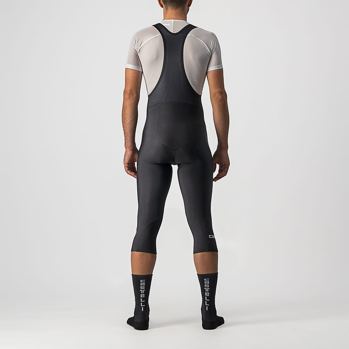 CASTELLI ENTRATA THERMAL 3/4 Bibtights Preto