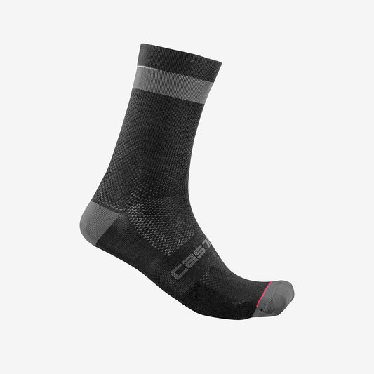 Meias CASTELLI ALPHA 18 Preto/Cinza