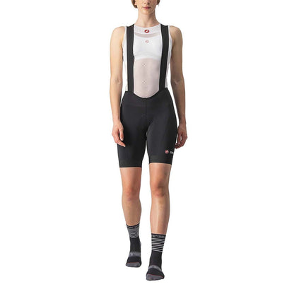 Calção Curto CASTELLI ENDURANCE Senhora Preto