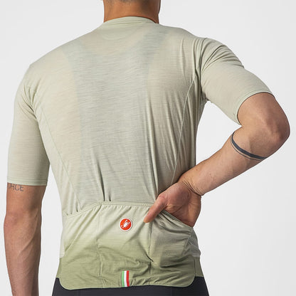 Maillot CASTELLI ESSENZA Mangas Curtas Verde