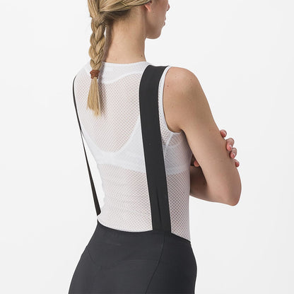 Calção de Ciclismo com Suspensórios CASTELLI ENDURANCE Feminino Preto