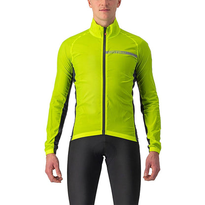 Casaco CASTELLI SQUADRA STRETCH Amarelo/Cinzento