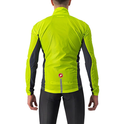 Casaco CASTELLI SQUADRA STRETCH Amarelo/Cinzento