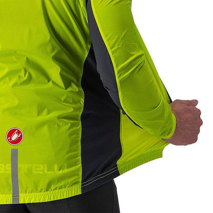 Casaco CASTELLI SQUADRA STRETCH Amarelo/Cinzento