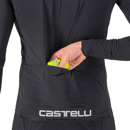 Casaco CASTELLI SQUADRA STRETCH Amarelo/Cinzento
