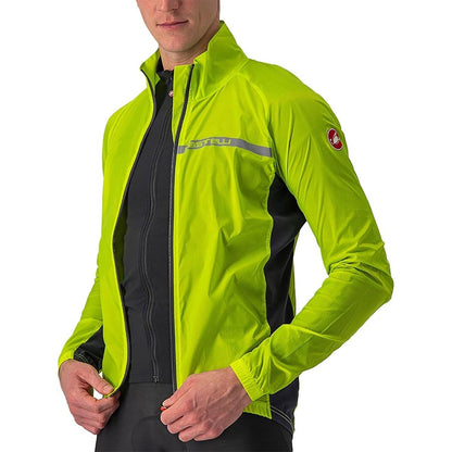 Casaco CASTELLI SQUADRA STRETCH Amarelo/Cinzento