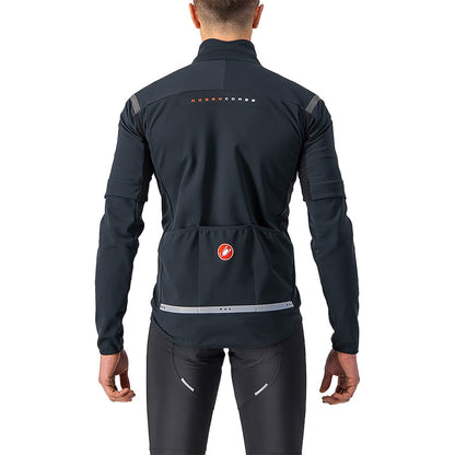 Casaco CASTELLI CONVERTIBLE PERFETTO ROS 2 Preto/Preto Reflex