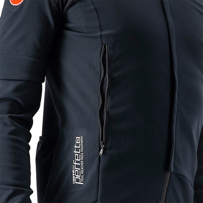 Casaco CASTELLI CONVERTIBLE PERFETTO ROS 2 Preto/Preto Reflex