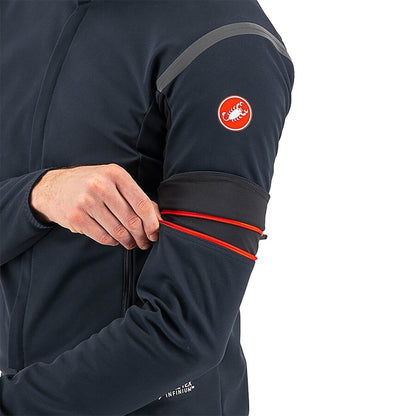 Casaco CASTELLI CONVERTIBLE PERFETTO ROS 2 Preto/Preto Reflex