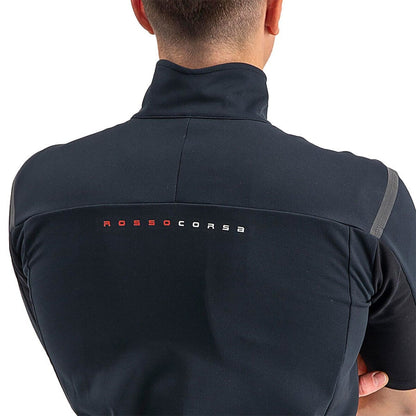 Camisola CASTELLI GABBA ROS 2 Mangas Curtas Preto/Preto Reflex