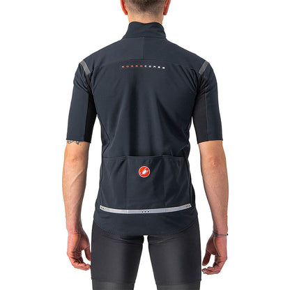 Camisola CASTELLI GABBA ROS 2 Mangas Curtas Preto/Preto Reflex