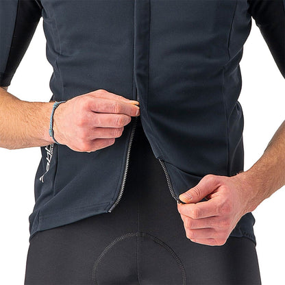 Camisola CASTELLI GABBA ROS 2 Mangas Curtas Preto/Preto Reflex