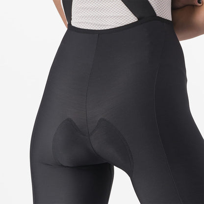 Calção Longo com Bretelas CASTELLI VELOCISSIMA DT Mulher Preto Reflex