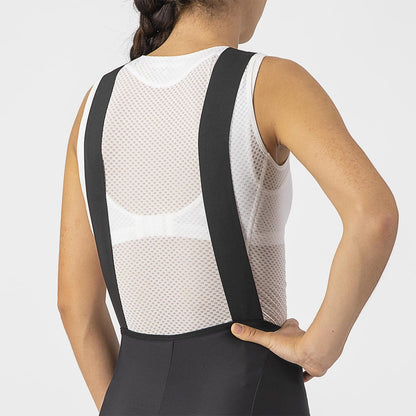 Calção Longo com Bretelas CASTELLI VELOCISSIMA DT Mulher Preto Reflex