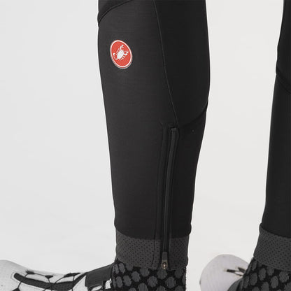 Calção Longo com Bretelas CASTELLI VELOCISSIMA DT Mulher Preto Reflex