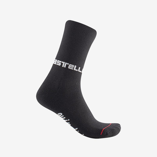 CASTELLI QUINDICI SOFT MERINO Meias para mulher Preto