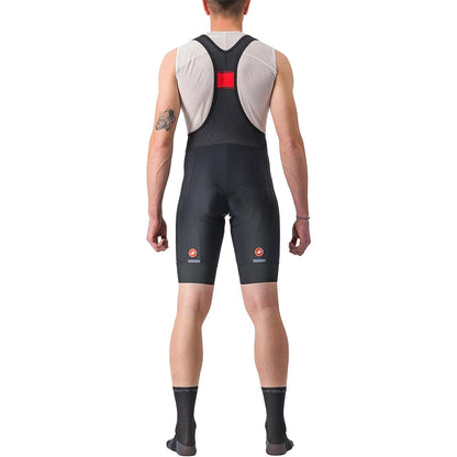 Calções de Ciclismo com Suspensórios CASTELLI ENTRATA 2 Preto
