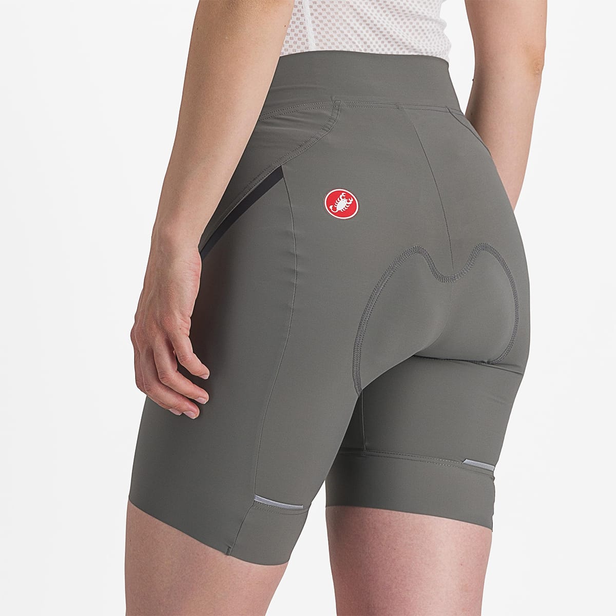 CASTELLI VELOCISSIMA 3 Calções de banho para mulher Cinzento