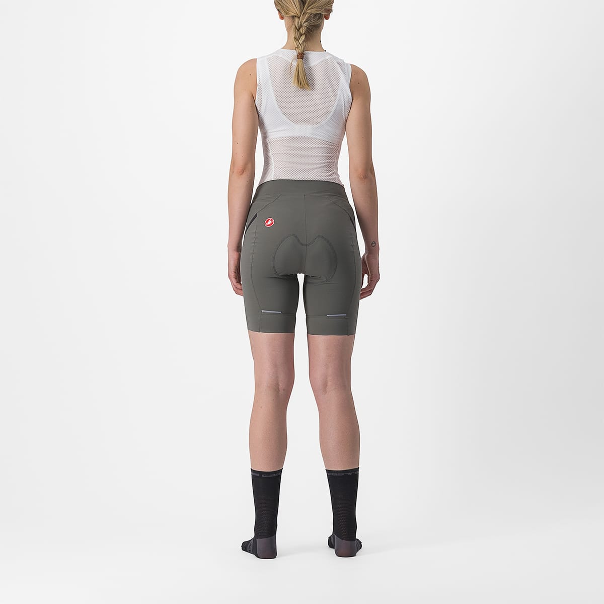 CASTELLI VELOCISSIMA 3 Calções de banho para mulher Cinzento