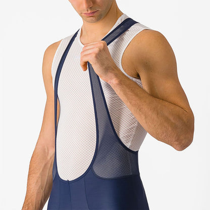 Calção de Ciclismo com Bretelas CASTELLI ENTRATA 2 Azul